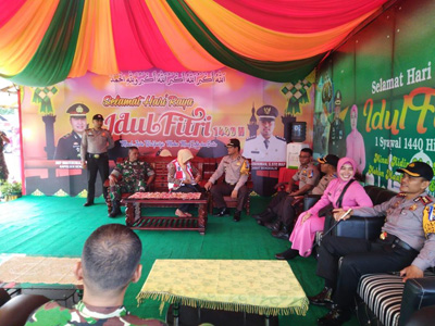 Arus Mudik, Kapolres Cek Kesiapan Posyan di RoRo Penyeberangan Bengkalis